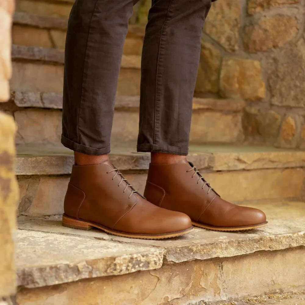 Nisolo Everyday Chukka Boot BROWN Leather Upper Leather Sole Men's 8.5 NIB